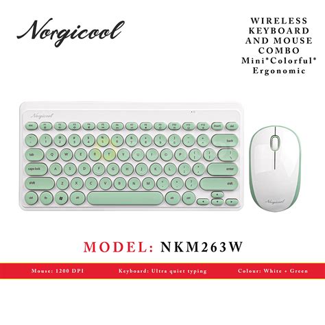 norgicool mouse|NORGICOOL NKM263W COMBO WL KEYBOARD .